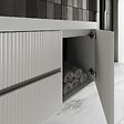 KIAMAMI VALENTINA - Mobilier De Salle De Bain Suspendu Blanc Mat 120Cm Sans Miroir | Cortina - vignette