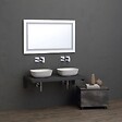 KIAMAMI VALENTINA - Piano En Bois Antracite Pour Lavabo D'appui 120 Cm | Valentina - vignette