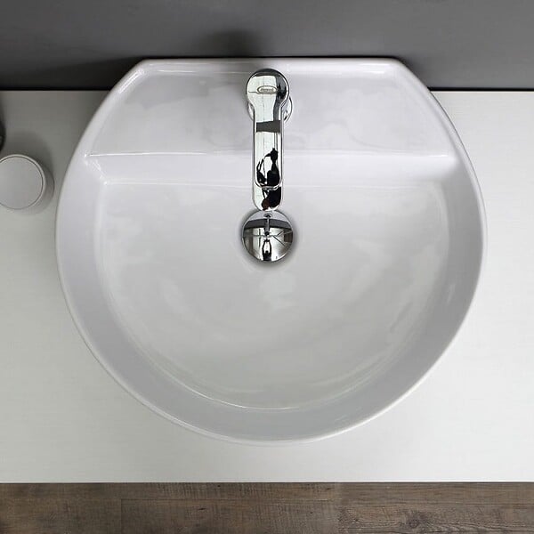 KIAMAMI VALENTINA - Étagère Sous-Lavabo Blanc En Bois De 120 Cm | Valentina - large
