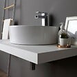 KIAMAMI VALENTINA - Piano Étagère Sous-Lavabo En Bois Blanc De 90 Cm | Valentina - vignette