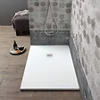 KIAMAMI VALENTINA - Receveur De Douche En Résine 120X80 Blanc Effet Pierre  | Muse - vignette