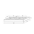KIAMAMI VALENTINA - 120Cm Chêne Glacé Double Vasque Hpl Pour Salle De Bain - vignette