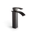 KIAMAMI VALENTINA - Robinet De Lavabo Haute Cascade Noir Mat | Nardis - vignette