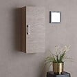 KIAMAMI VALENTINA - Meuble Haut De Salle De Bain 1 Porte Réversible Chêne Naturel | Rimini - vignette