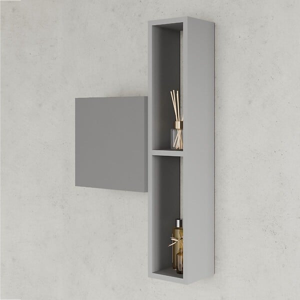 KIAMAMI VALENTINA - Unité Murale Cubique De 30 Cm À Porte Réversible Finition Couleur Colombe - large