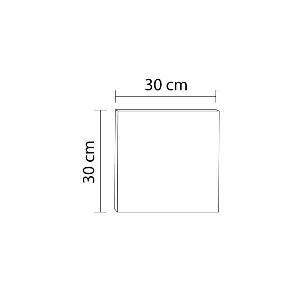 KIAMAMI VALENTINA - Unité Murale Cubique De 30 Cm À Porte Réversible Finition Couleur Colombe - large