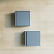 KIAMAMI VALENTINA - Unité Murale Cubique De 39 Cm Pour Salle De Bains Avec Porte Bleu Clair Mat | Monaco - vignette
