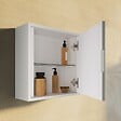 KIAMAMI VALENTINA - Cube De Salle De Bain Mural 39Cm Gris Clair | Monaco - vignette