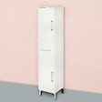 KIAMAMI VALENTINA - Meuble De Salle De Bains Sur Pied 150Cm Blanc Effet Bois | Rimini - vignette