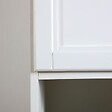 KIAMAMI VALENTINA - Élément Bas Avec Portes, Tiroir Et Compartiment Jour Lavande Blanche Cm 33,5 H 196 - vignette