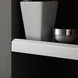 KIAMAMI VALENTINA - Colonne Tournante Avec Miroir Et Compartiment Ouvert Couleur Gris - vignette
