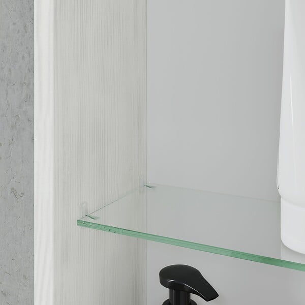 KIAMAMI VALENTINA - Colonne Suspendue 31 Cm Chêne Blanc Avec Une Porte Série 'Facili' Est - large