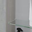 KIAMAMI VALENTINA - Colonne Une Porte Suspendu Pour Salle De Bain Chêne Gris | Facile - vignette