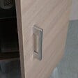KIAMAMI VALENTINA - Armoire De Salle De Bains Au Sol Avec Porte Et Tiroir En Chêne Naturel | Rimini - vignette