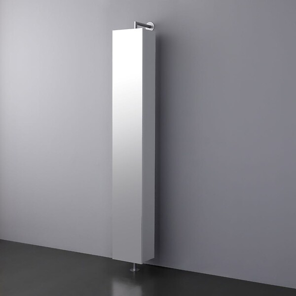 KIAMAMI VALENTINA - Colonne Tournante Pour Salle De Bains Avec Tablettes Et Miroir - large