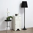 KIAMAMI VALENTINA - Armoire Avec Tiroir Et Porte Cm.33,5 H 80 Blanc Décape Lavande - vignette
