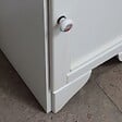 KIAMAMI VALENTINA - Armoire Avec Tiroir Et Porte Cm.33,5 H 80 Blanc Décape Lavande - vignette