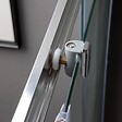 KIAMAMI VALENTINA - Cabine De Douche Coulissante En Cristal 75X75 Avec Angle | Luna - vignette