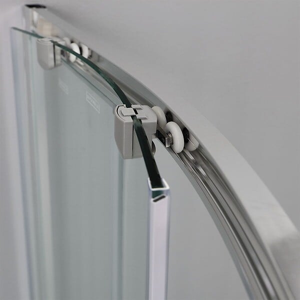 KIAMAMI VALENTINA - Cabine De Douche Angulaire 80X80 Verre Transparent | Giada - large