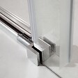 KIAMAMI VALENTINA - Porte De Douche En Niche 140 Cm Avec Côté Fixe À Droite Verre Transparent | Dream - vignette
