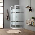KIAMAMI VALENTINA - Cabine De Douche Incurvée 90X90 Crystal 4 Mm Sérigraphié | Venere - vignette