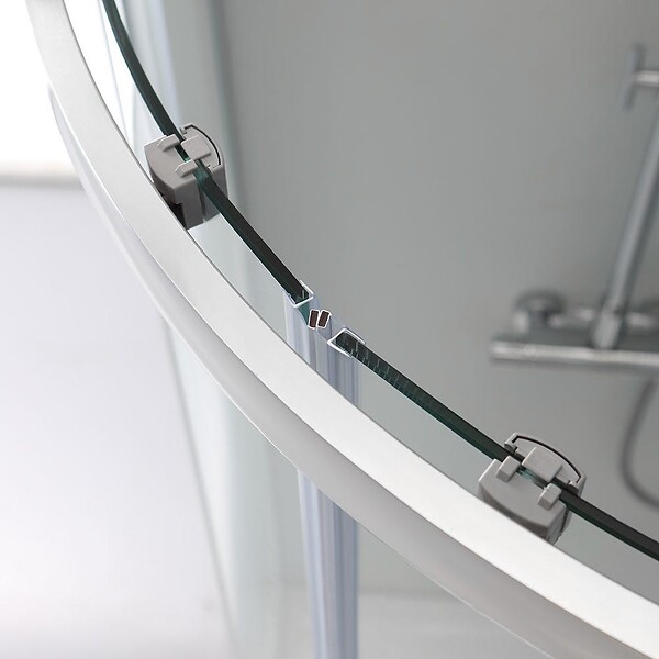 KIAMAMI VALENTINA - Cabine De Douche 90X90 Angulaire Verre 6 Mm Transparent | Giada - large