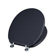 KIAMAMI VALENTINA - Gris Anthracite Siège Wc Taille Universelle Charnières Métalliques - vignette