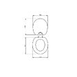 KIAMAMI VALENTINA - Abattant Universel Pour Toilettes En Mdf Certifié Fsc Et Charnières En Nylon - vignette