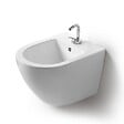 KIAMAMI VALENTINA - Bidet Suspendu Rond En Céramique Blanc | Folk - vignette