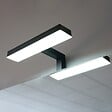 KIAMAMI VALENTINA - Applique Led Pour Miroir De Salle De Bain Avec Finition Noire 20X5x12.5 | Nettuno - vignette