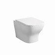 KIAMAMI VALENTINA - Paire D'articles Sanitaires : Bidet Et Toilette Suspendue En Céramique Blanche | Swing - vignette