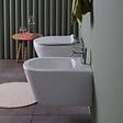 KIAMAMI VALENTINA - Bidet Et Wc Suspendus En Céramique Au Ras Du Mur | Blues - vignette