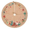 ATMOSPHERA - Tapis sapin pere noel jute d90 - atmosphera createur d'interieur - vignette