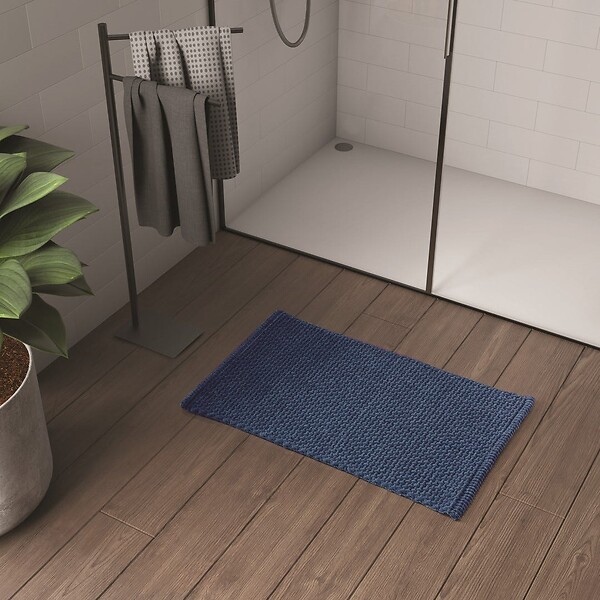 KIAMAMI VALENTINA - Tapis De Bain Antidérapant 50X80 Bleu | Frangipani - large