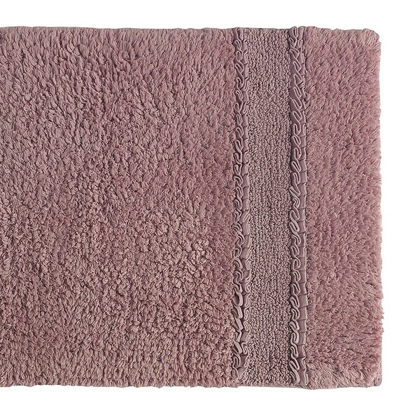 KIAMAMI VALENTINA - Tapis De Bain En Coton Antidérapant 50X80 Rose | Bessera - large