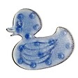 KIAMAMI VALENTINA - Tapis Antidérapant Pour Receveur De Douche En Forme De Canard, Couleur Bleue - vignette