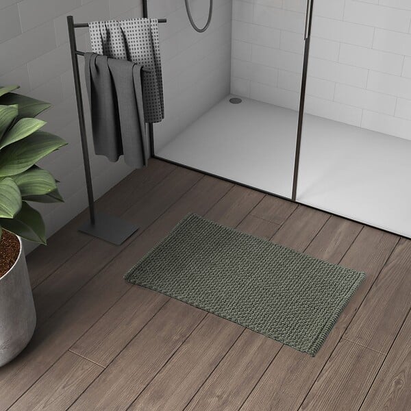 KIAMAMI VALENTINA - Tapis De Bain Antidérapant 50X80 Vert | Frangipani - large