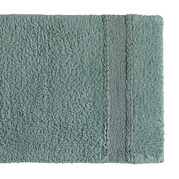 KIAMAMI VALENTINA - Tapis De Bain En Coton Vert Menthe 50X80 | Bessera - large