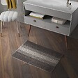 KIAMAMI VALENTINA - Tapis De Salle De Bain 50X80 Coton Et Microfibre Gris Tourterelle | Benjamin - vignette