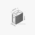 MON MARCHE DECO - Récupérateur d'Eau Modulable 126 L - Kit de Départ - vignette