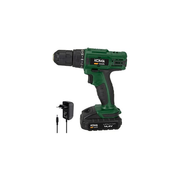 KOMA TOOLS - Perceuse-visseuse 14,4V KOMA TOOLS - Batterie 1,5Ah - Chargeur - large