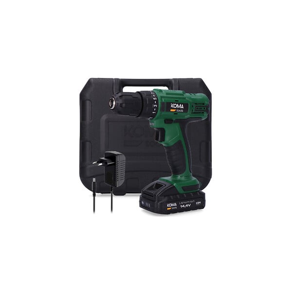 KOMA TOOLS - Perceuse-visseuse 14,4V KOMA TOOLS - Batterie 1,5Ah - Chargeur - large