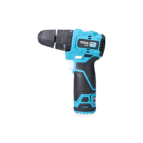 KOMA TOOLS - Perceuse à percussion Brushless 12V KOMA TOOLS - Batterie 2,0Ah - Chargeur - Accessoires - large