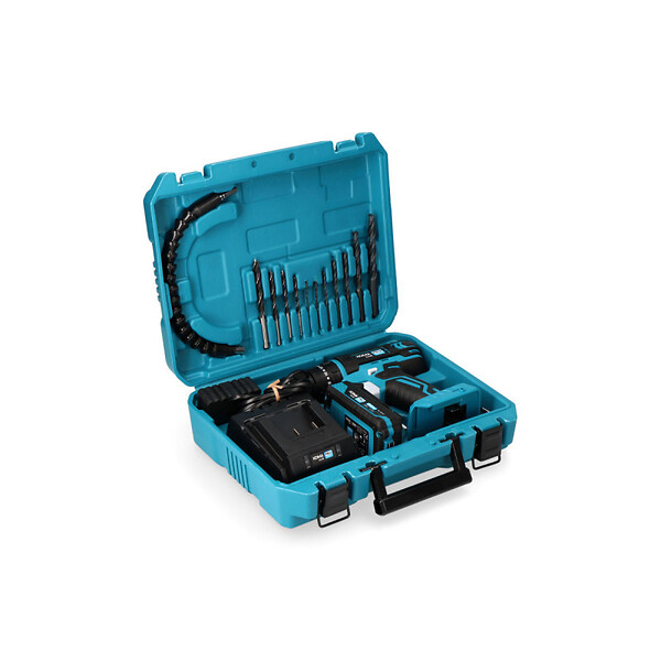 KOMA TOOLS - Perceuse-visseuse 20V KOMA TOOLS - Batterie 2,0Ah - Chargeur - Accessoires - large