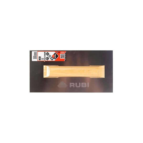 RUBI - Truelle en acier avec manche en bois fermé RUBI - 30cm - large