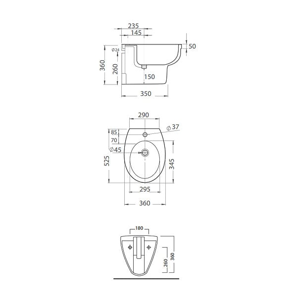 KIAMAMI VALENTINA - Set De Sanitaires En Céramique Pour Fixation Suspendue | Cipro - large