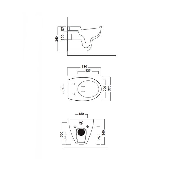 KIAMAMI VALENTINA - Set De Sanitaires En Céramique Pour Fixation Suspendue | Cipro - large