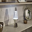 ATMOSPHERA - Lampe à poser champignon secteur Lava argent H36,5cm - vignette