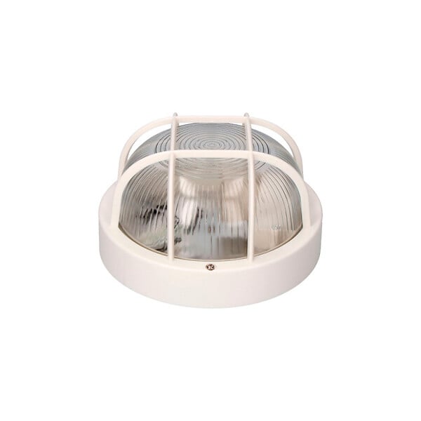 EDM - Applique ronde modèle Tarragona EDM - 40W - E27 - Blanc - Ampoule non incluse - large