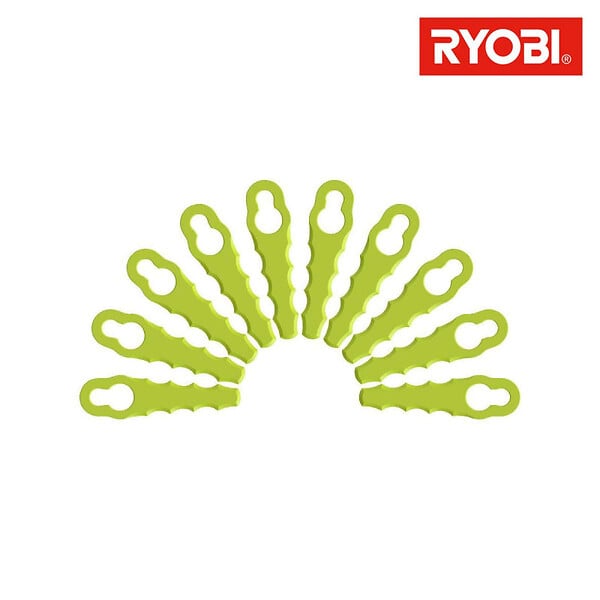 RYOBI - [JAMAIS UTILISÉ] Tête double lames dentelées RYOBI pour coupe bordure sur batterie RAC155 - large